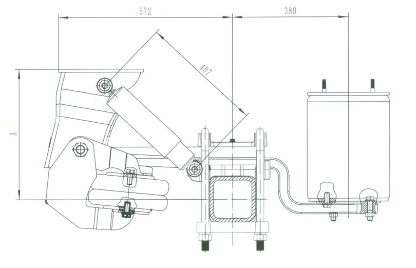 FUSAI perfect design air suspension system international trader for truck trailer