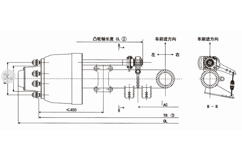 custom trailer axle parts from China