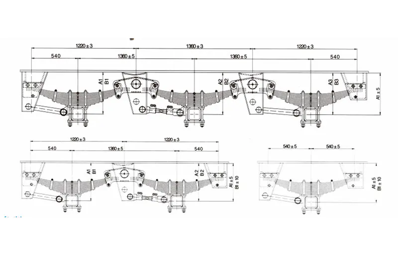 FUSAI perfect design independent trailer suspension manufacturer