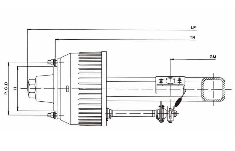 FUSAI types of trailer axles supplier-1