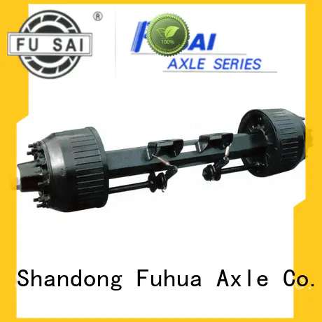 100% quality trailer axles with brakes manufacturer for aftermarket