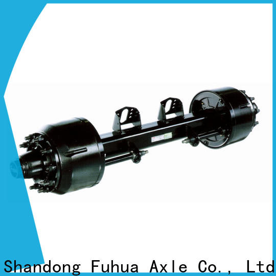 China braked trailer axles factory for aftermarket