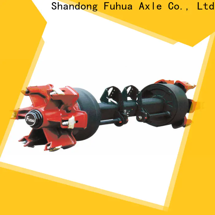 FUSAI China trailer axles with brakes trader for aftermarket