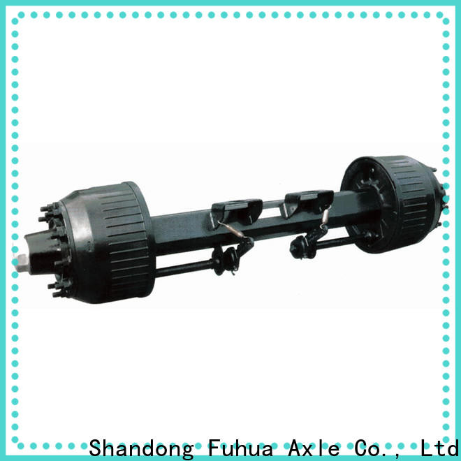 FUSAI 100% quality braked trailer axles factory for truck trailer