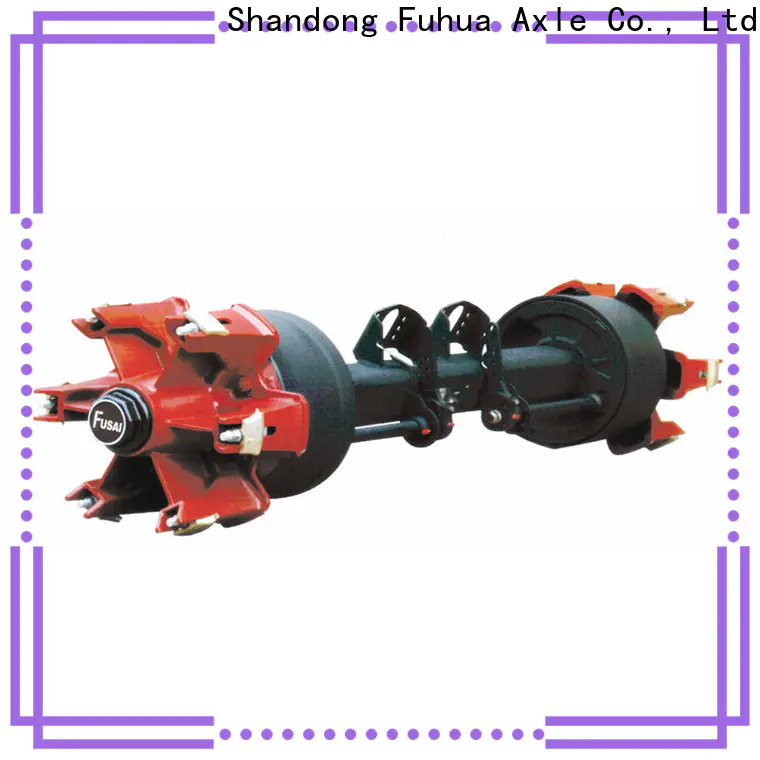 FUSAI high quality trailer axles with brakes wholesale